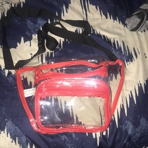 Clear fanny pack stadium bag
